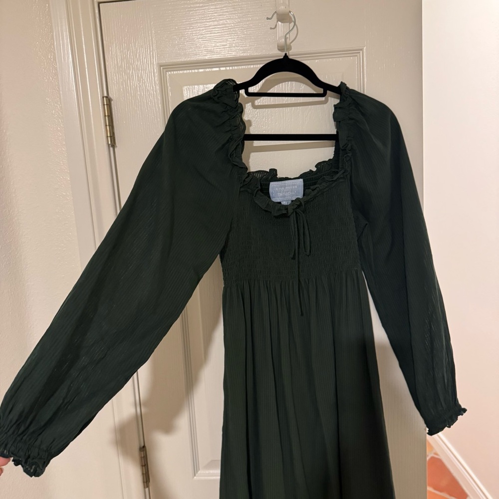 HILL HOUSE - The Scarlett Long Sleeve Nap Dress Size Small - Picture 4 of 9